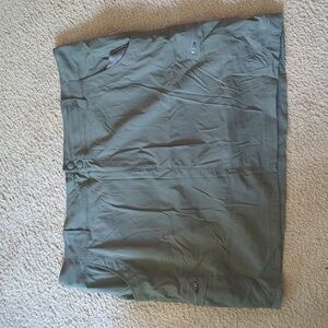 L.L Bean Green Athletic Athleisure Skirt Size 18 Regular